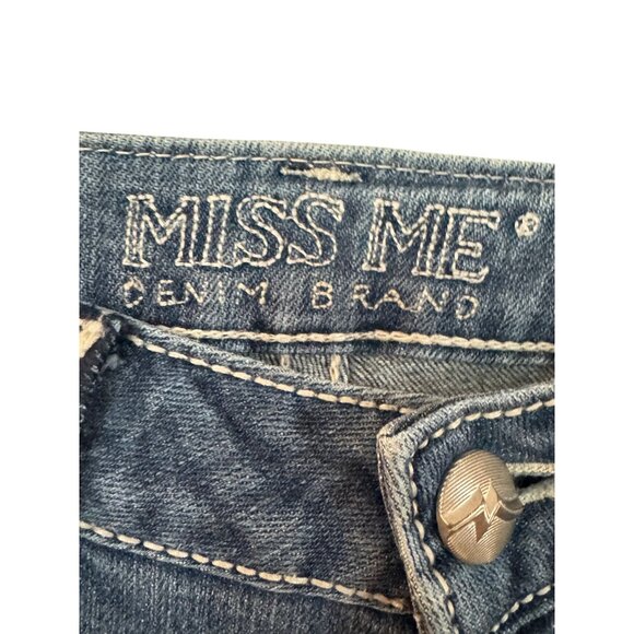Miss Me Irene Bootcut Womens Jeans Size 30 Distressed Medium Wash Denim - Picture 3 of 8